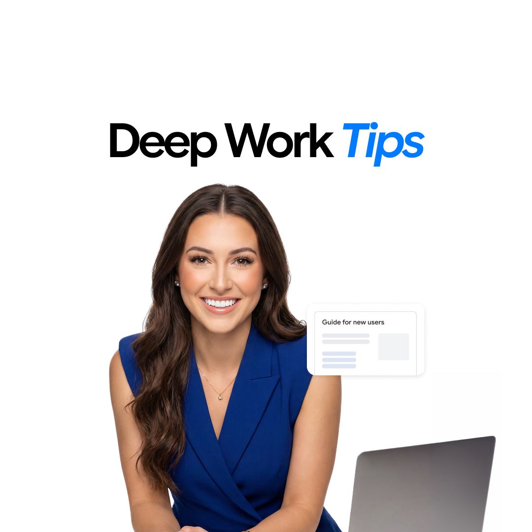 11 Deep Work Tips for a Productive Work Routine