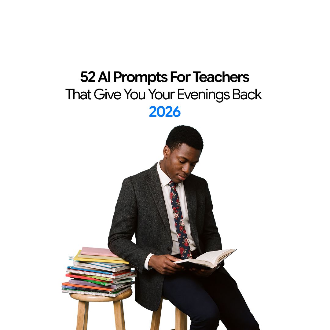 52 AI Prompts for Teachers That Give You Your Evenings Back (2026)