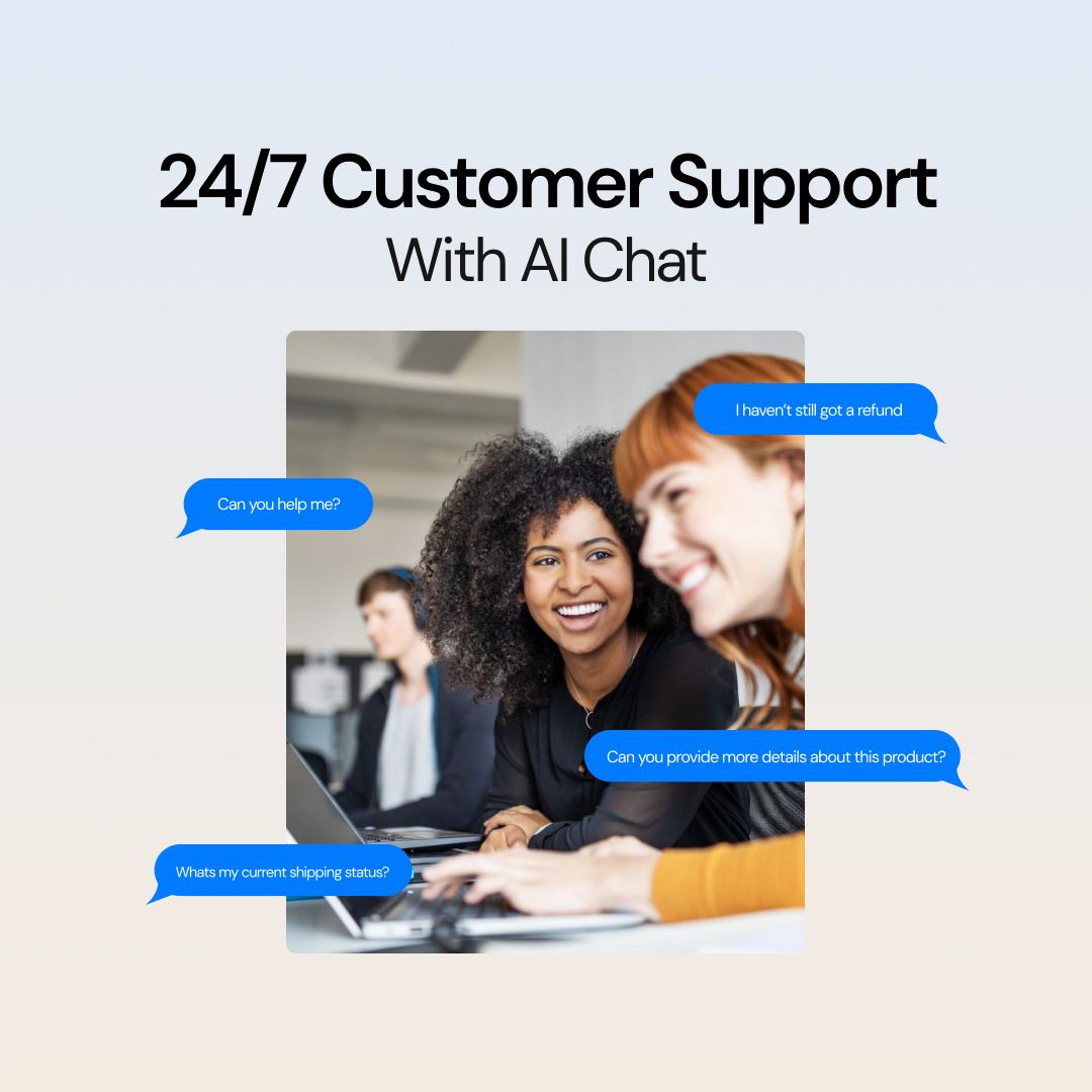 24/7 Customer Support with AI Chat: Benefits, Examples and More
