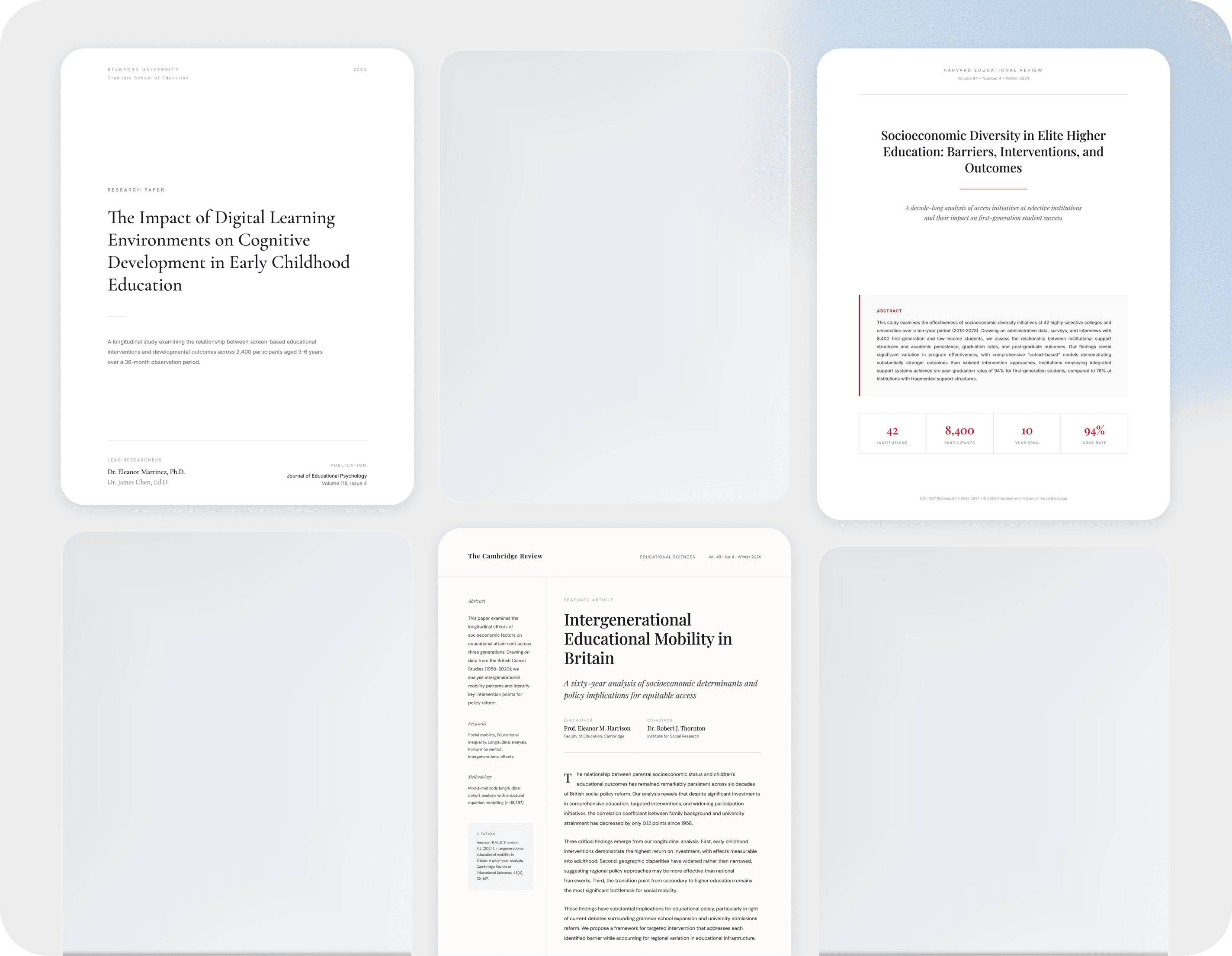 Academic Structure Intelligence