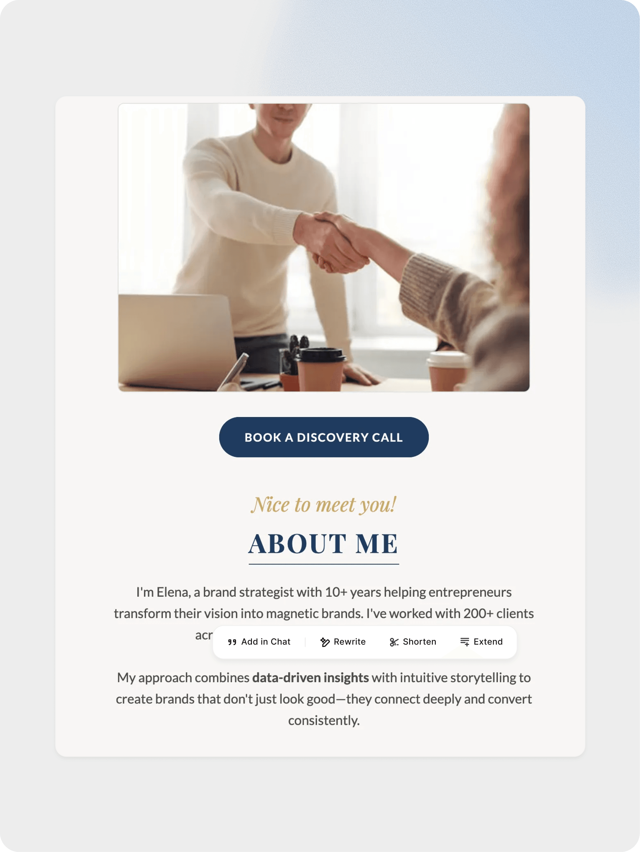 Adjust Email Format and Tone