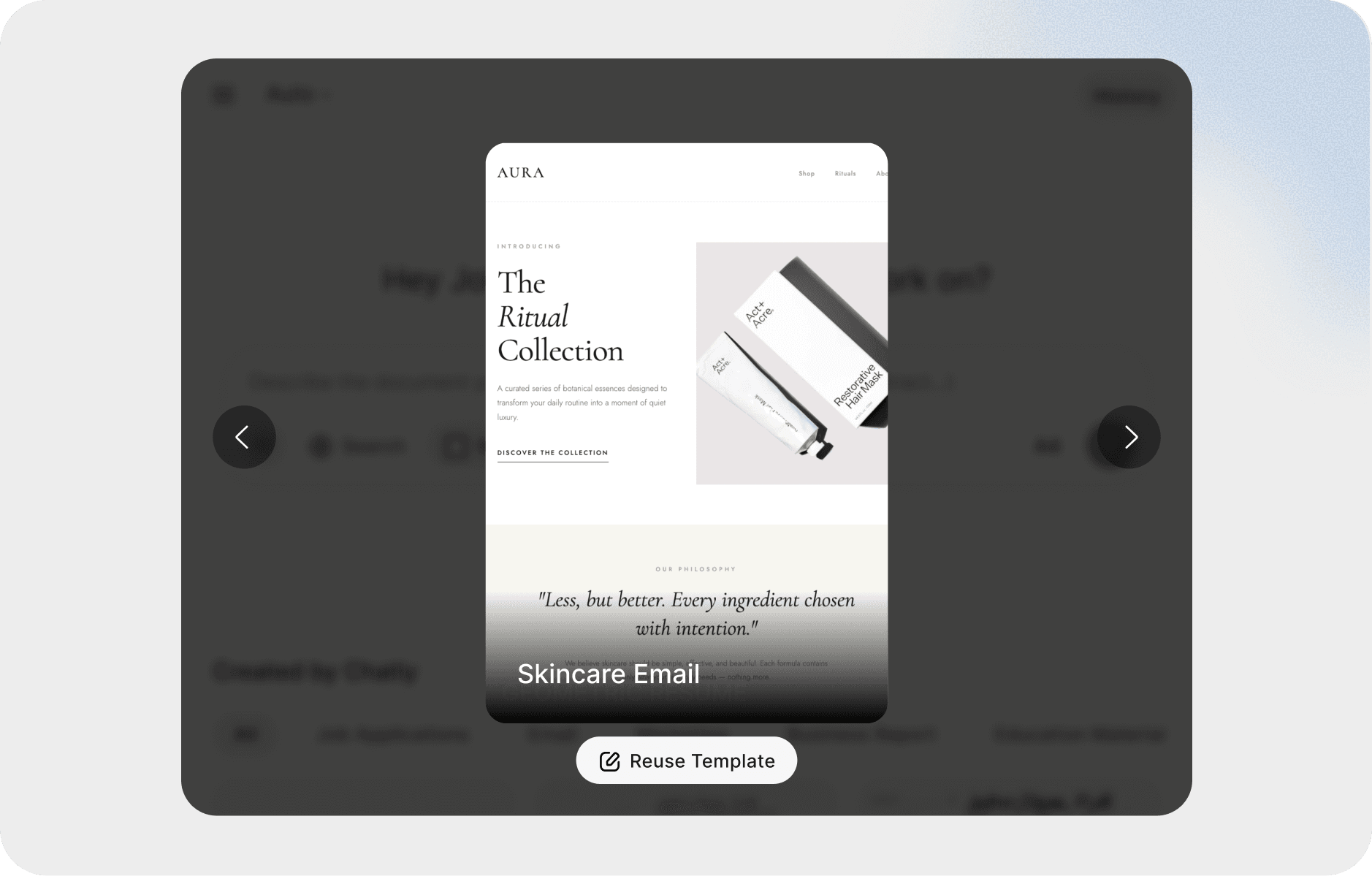 Begin With Structure, Not a Blank Page