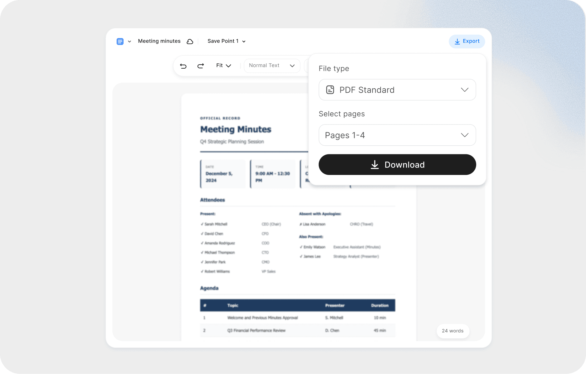 Business Entity Reports