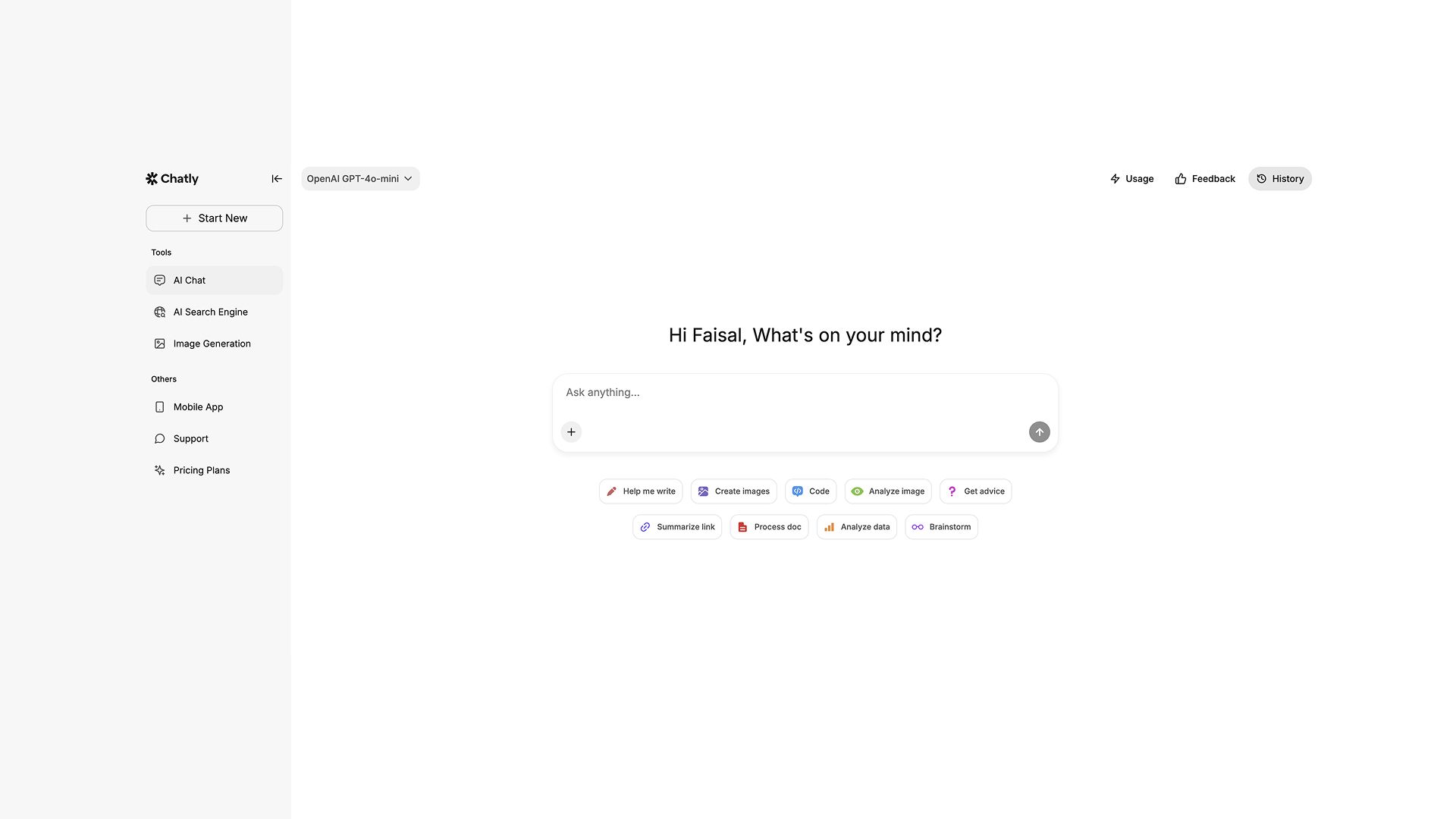 Search Bar Interface