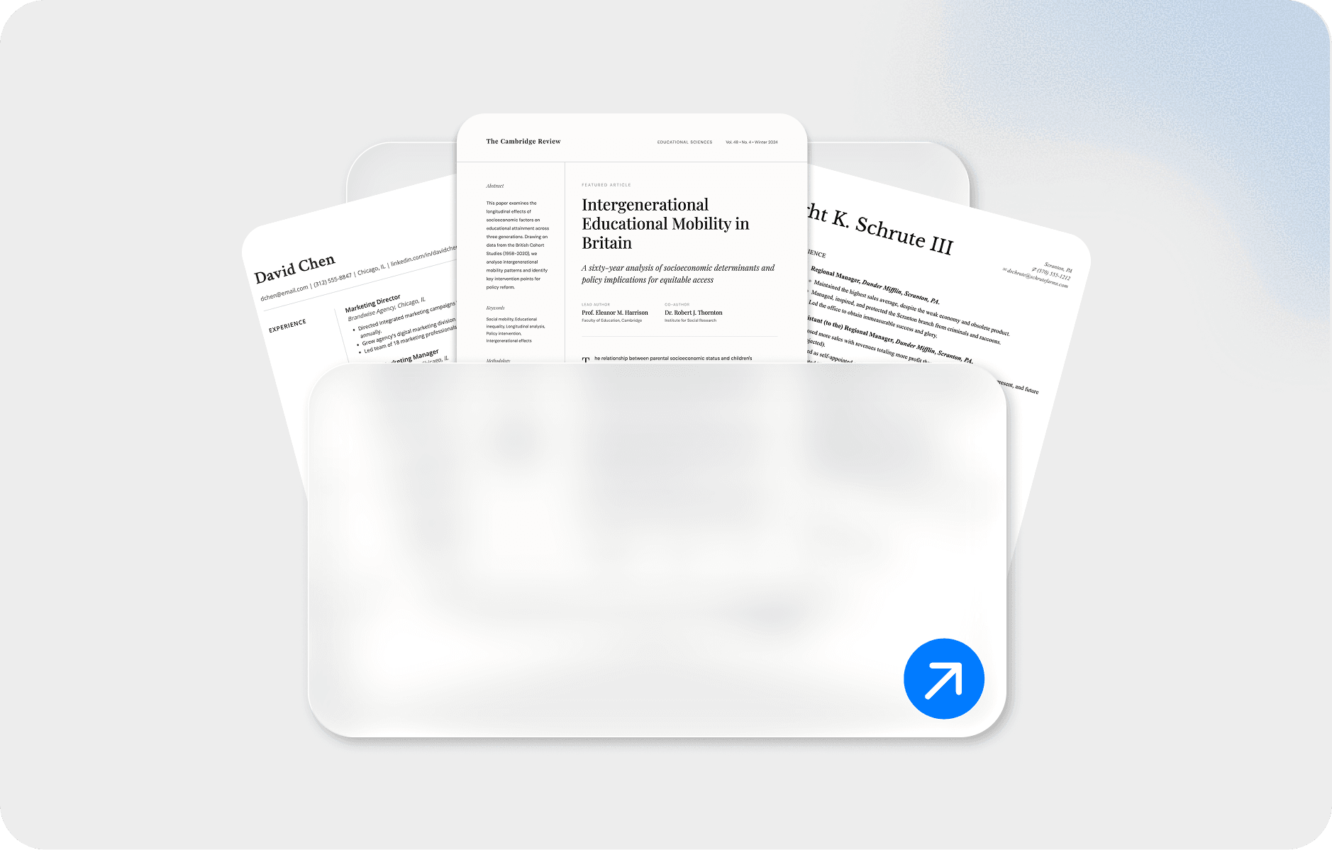 Cover Letters & Academic Applications