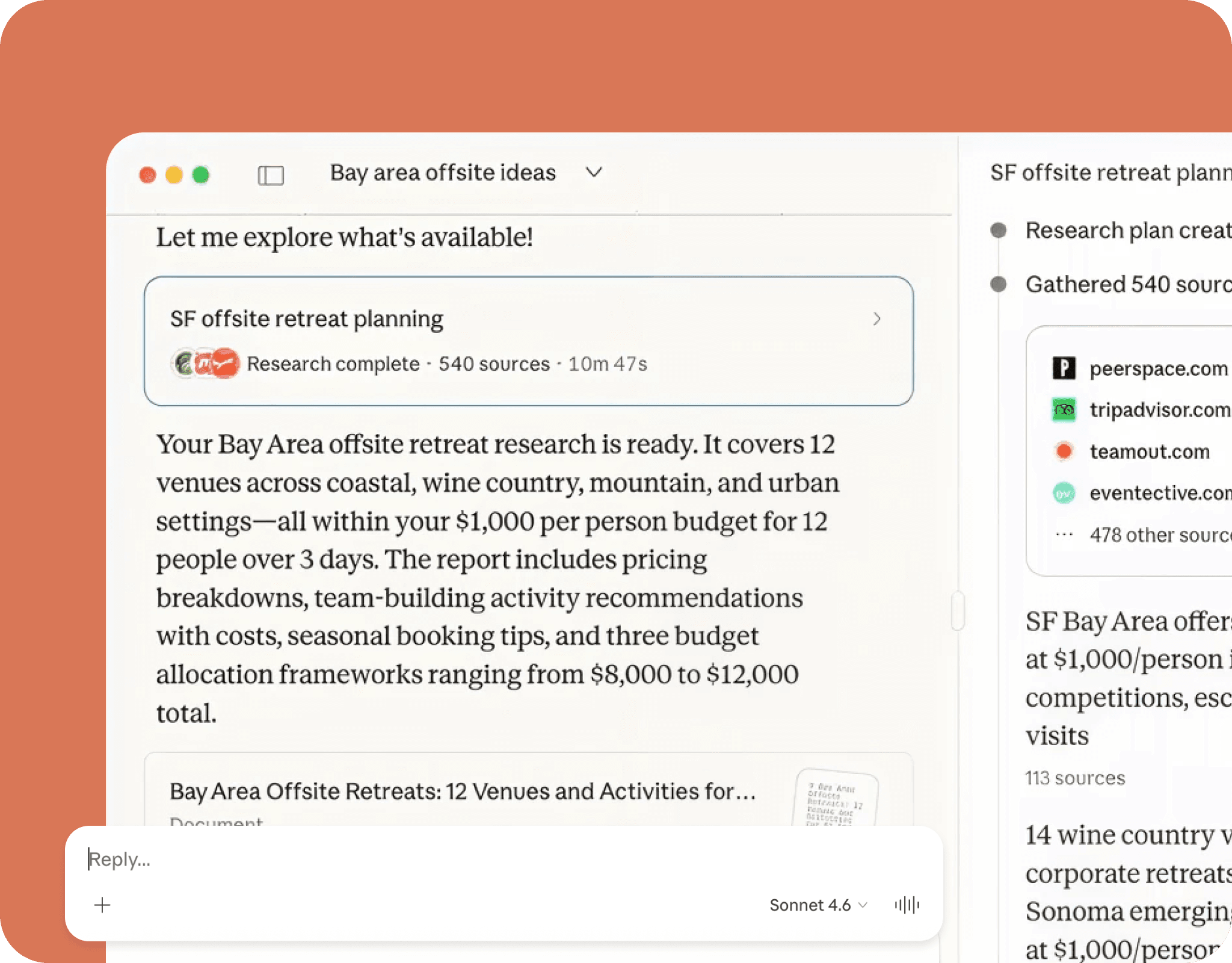 Deep Research & Synthesis