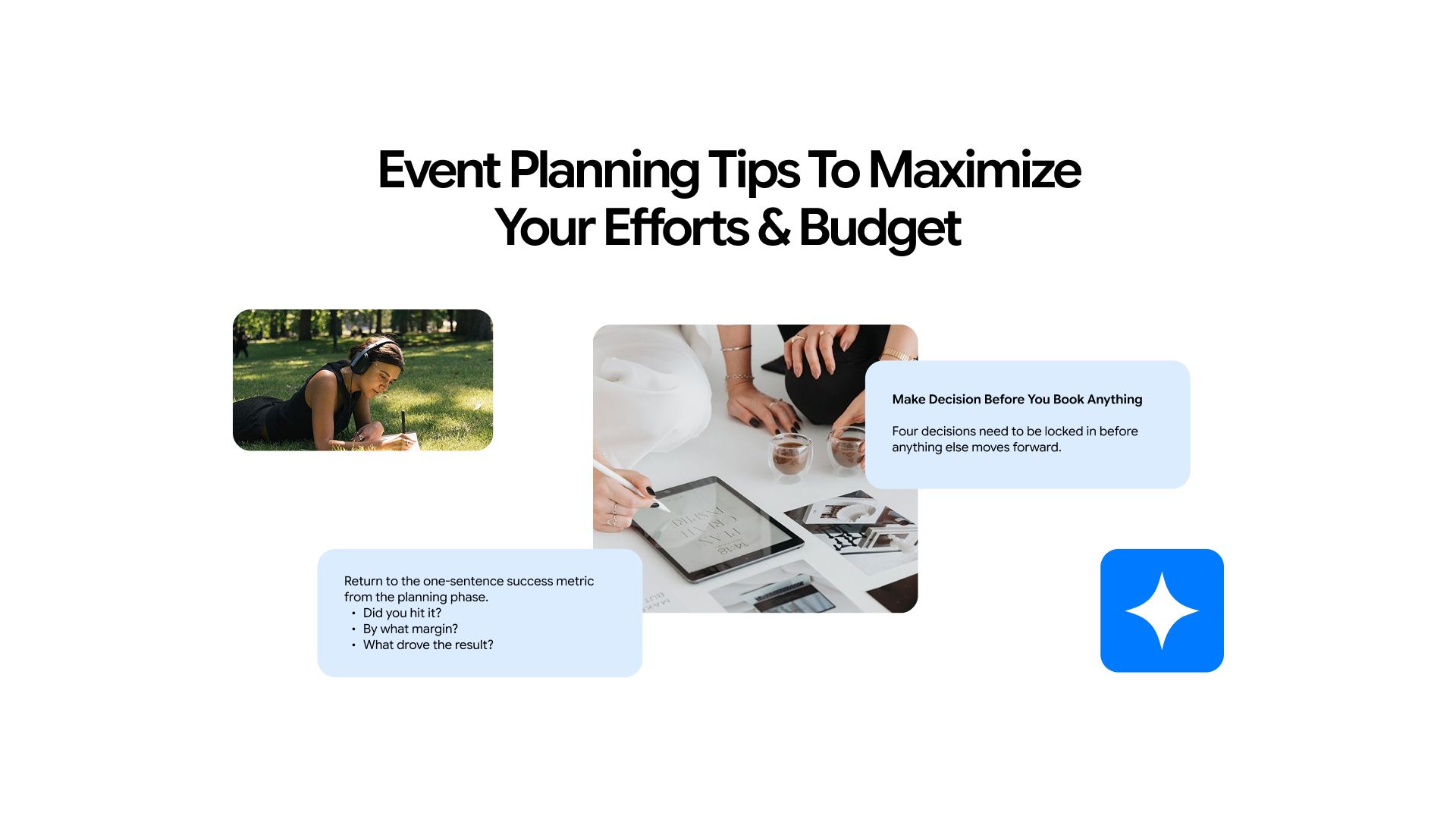 Event Planning Tips That Work