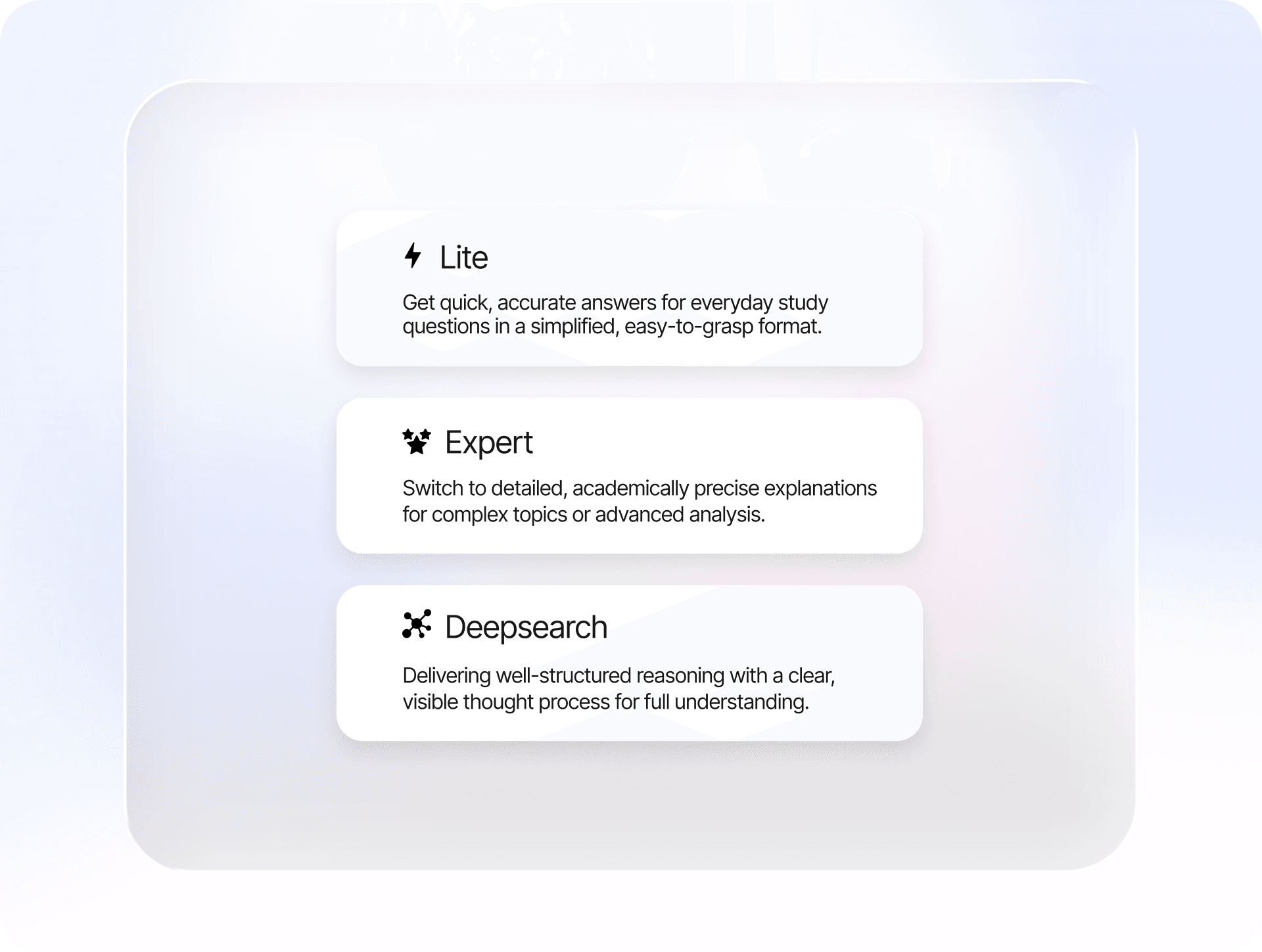 Flexible Modes for Learners