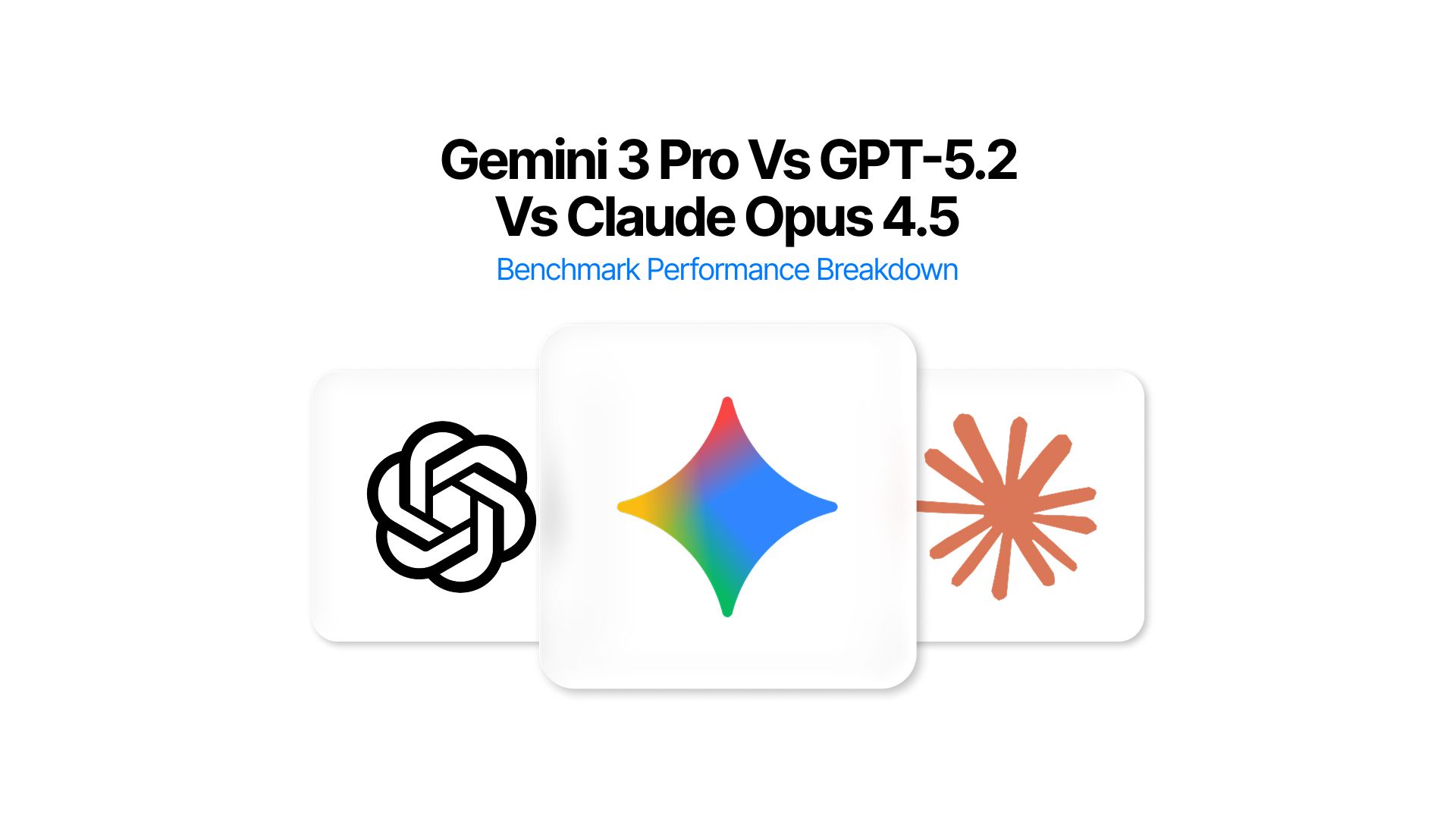 Gemini 3 Pro vs GPT-5.2 vs Claude Opus 4.5 Benchmark Performance Breakdown