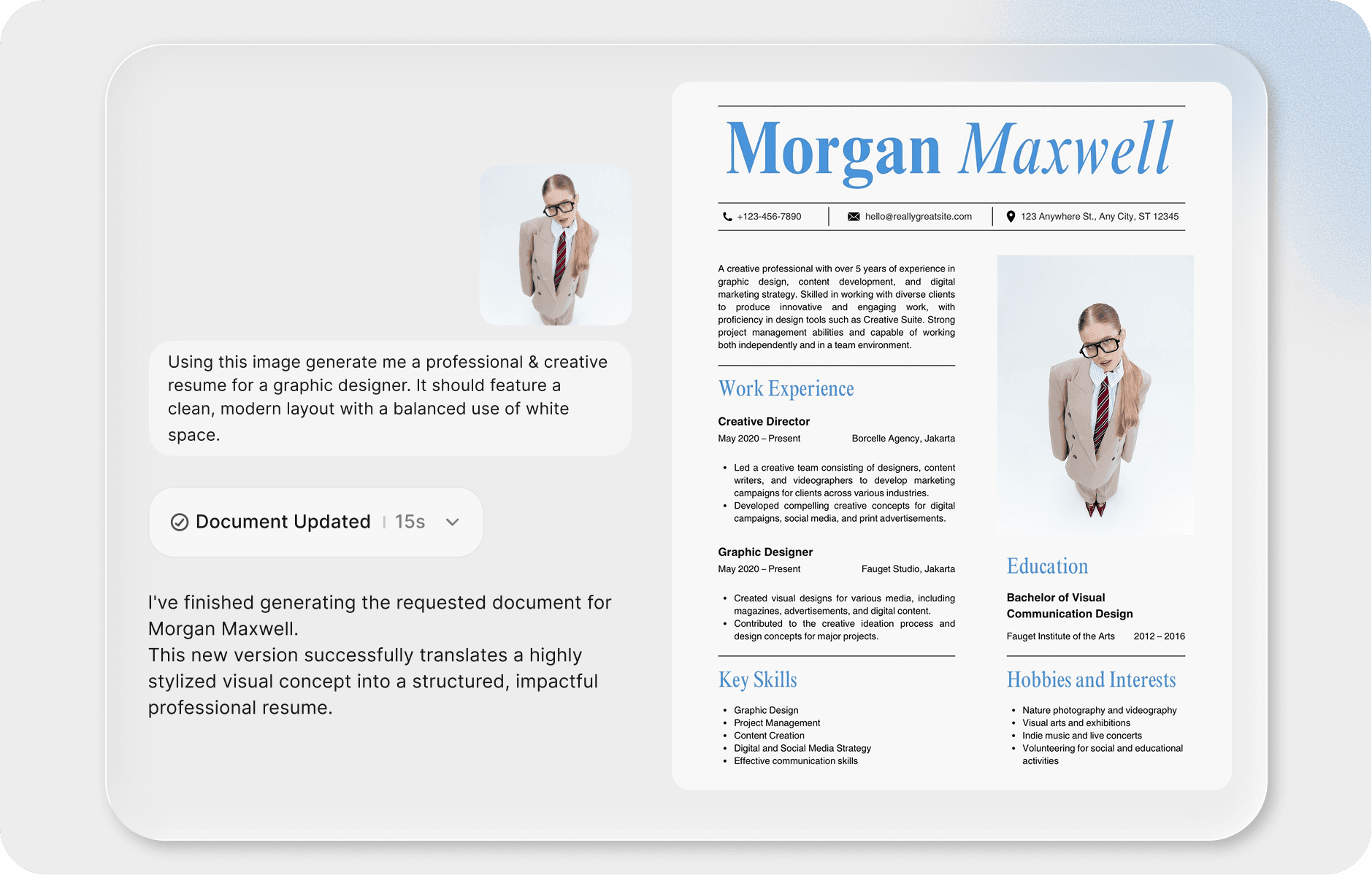 Generate Using AI and Uploading Files