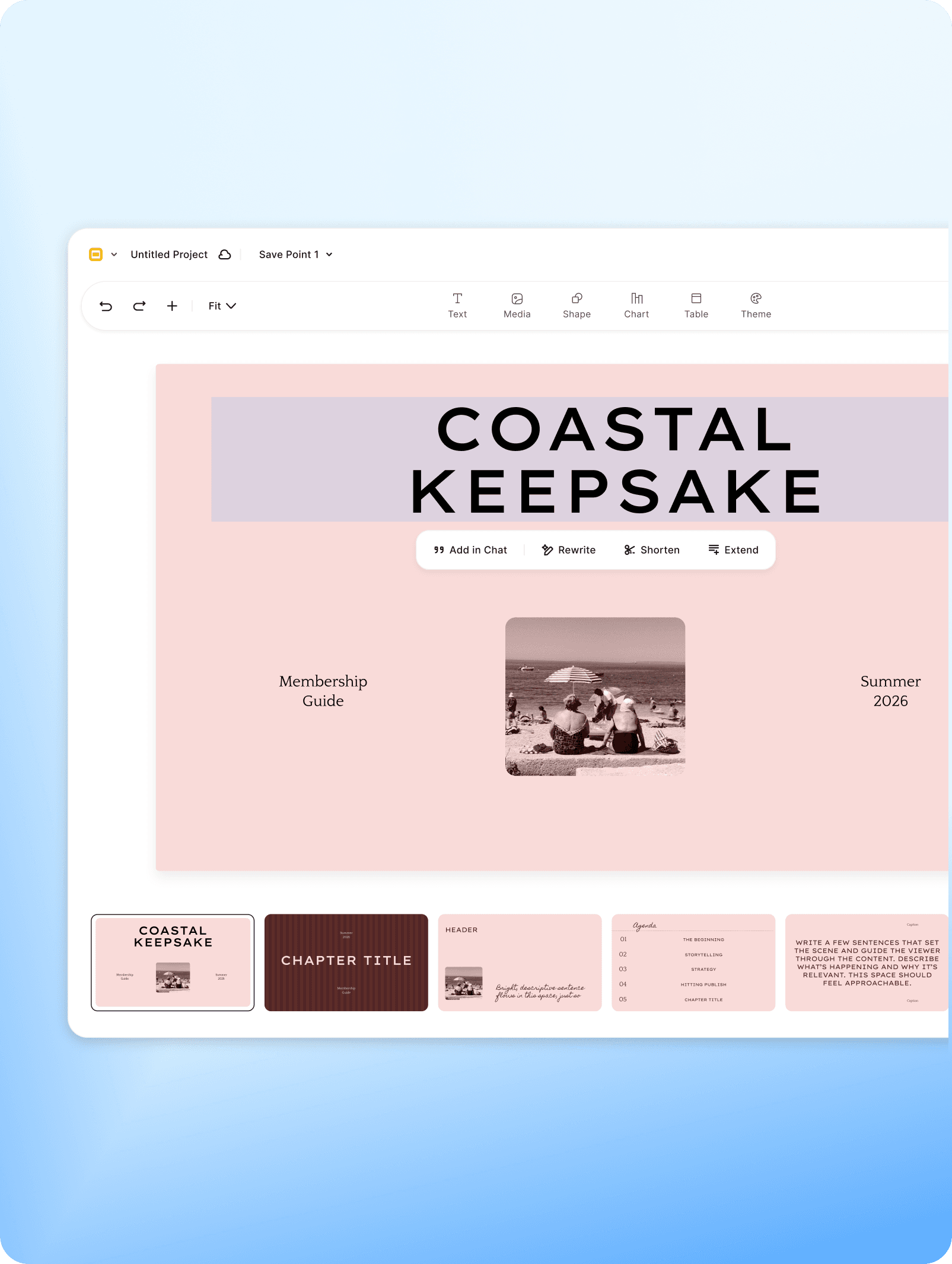 Generate & Customize