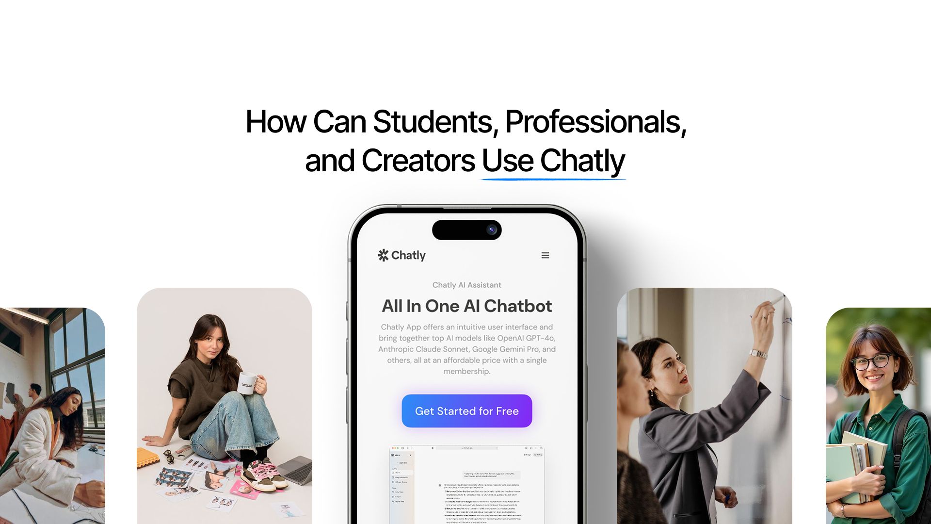 How Can Students, Professionals, and Creators Use Chatly