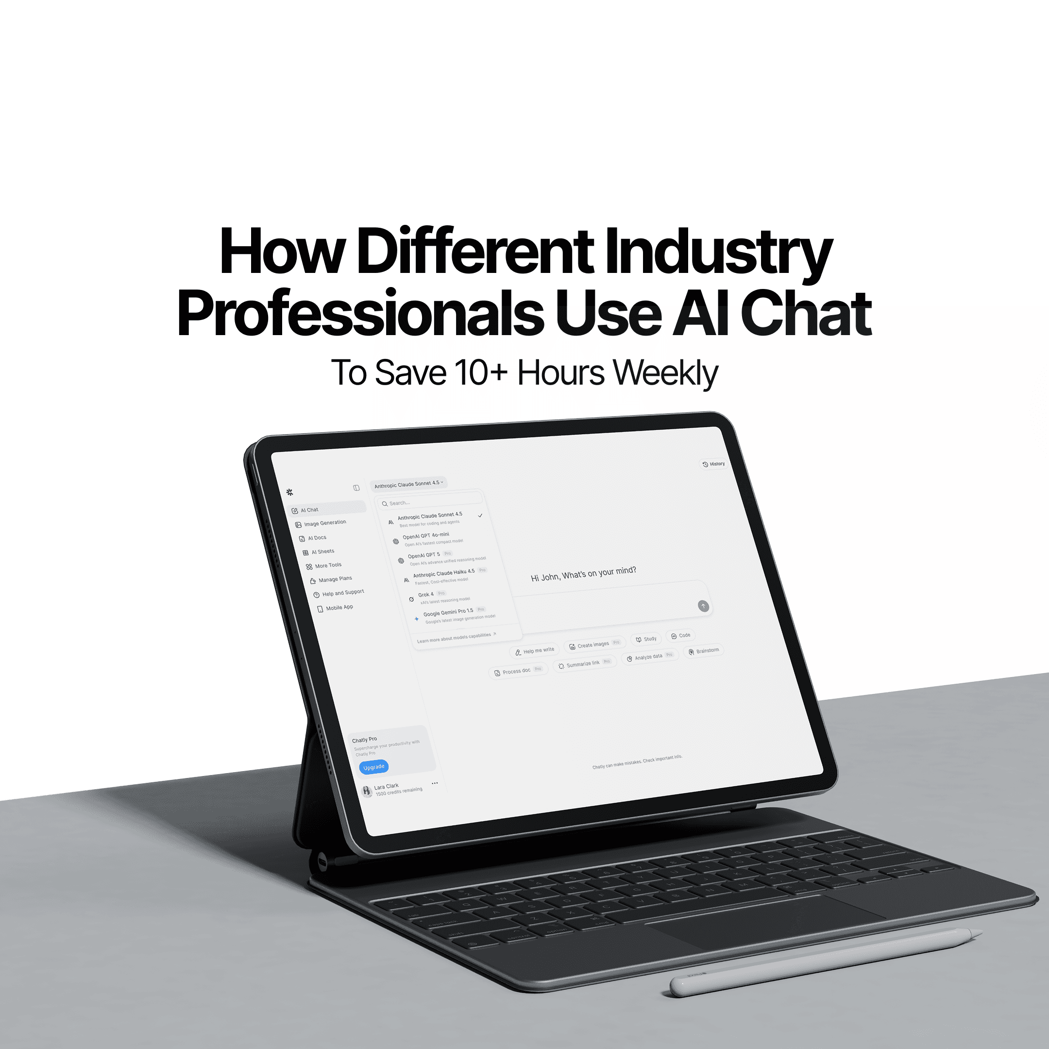 How Different Industry Professionals Use AI Chat to Save 10+ Hours Weekly