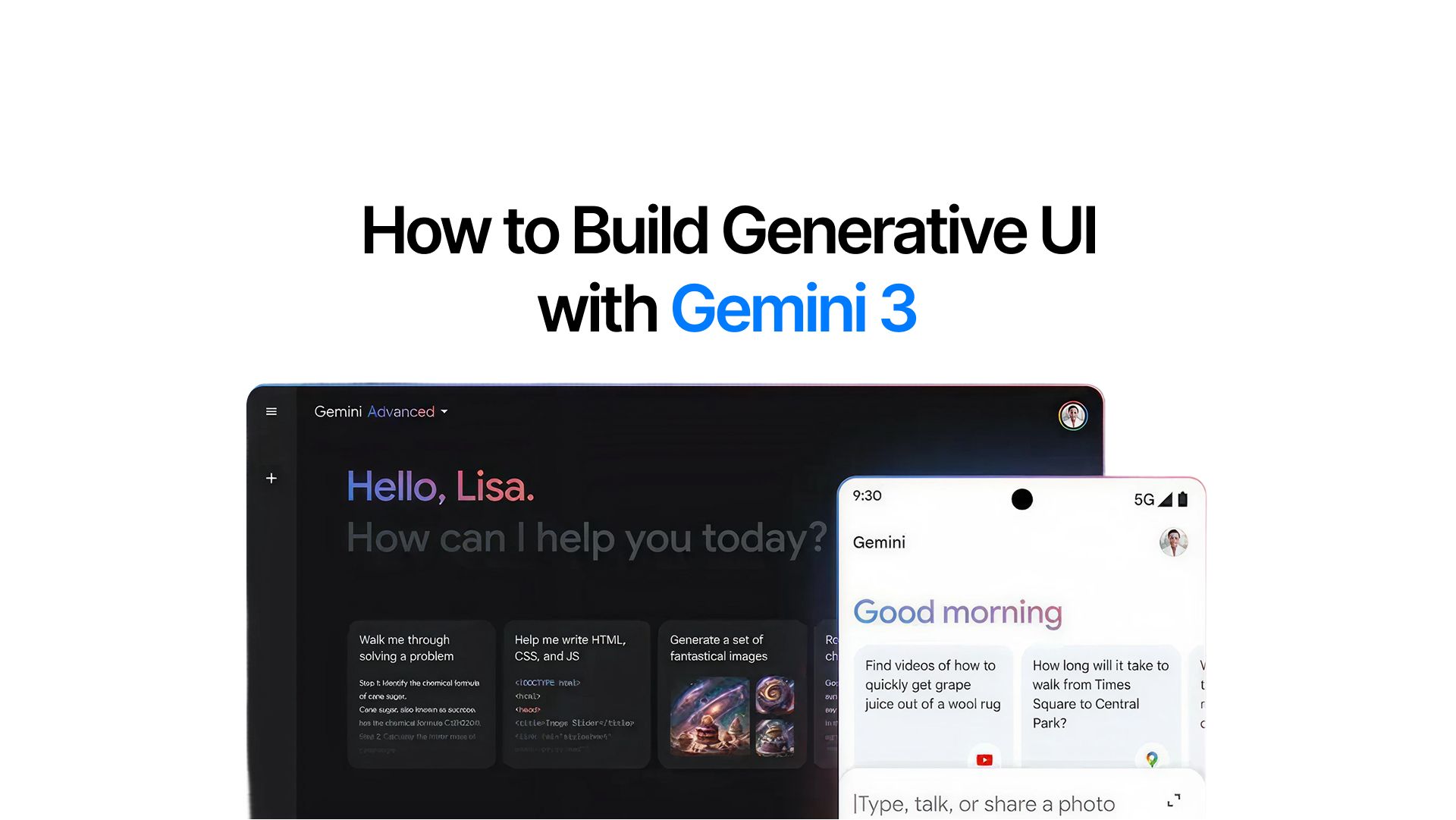 How to Build Generative UI with Gemini 3