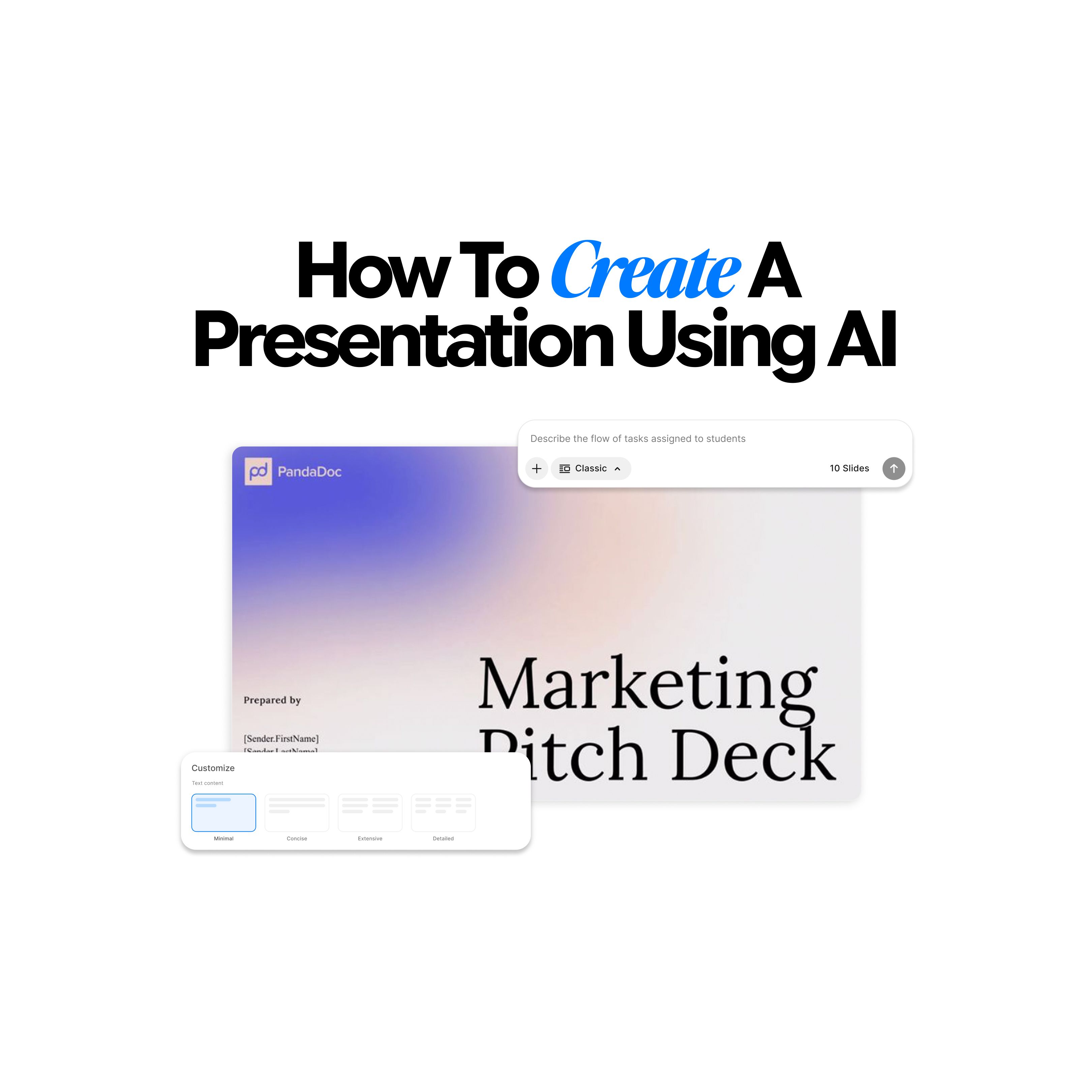How to Create a Presentation Using AI