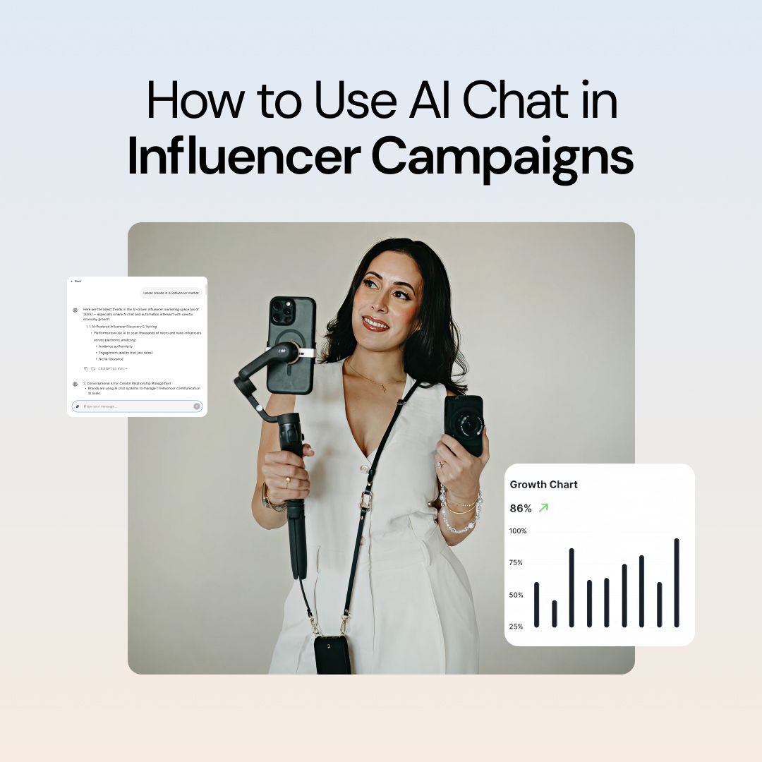 How to Use AI Chat for Influencer Campaigns in 2025