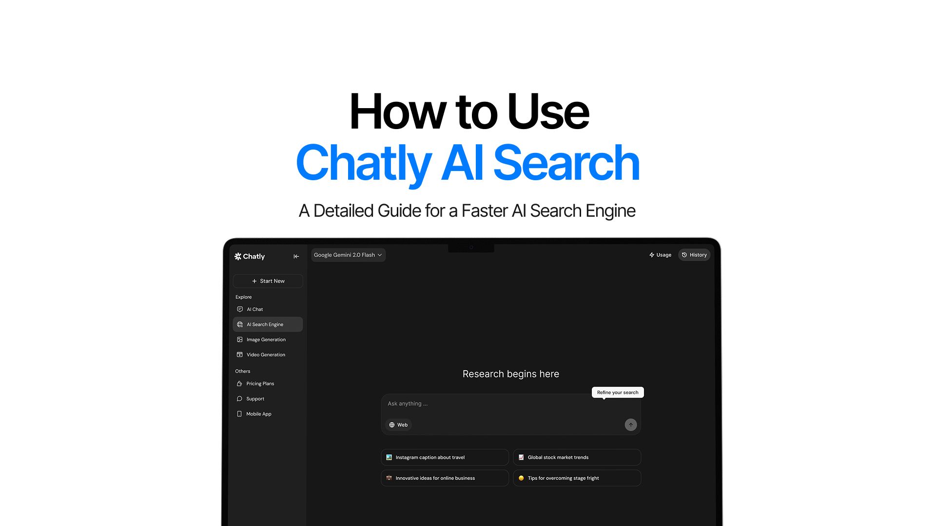 How to Use Chatly AI Search