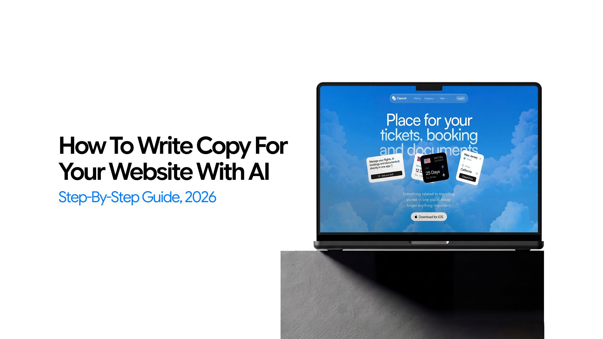 How to Write Copy for Your Website with AI (Step-by-Step Guide, 2026)