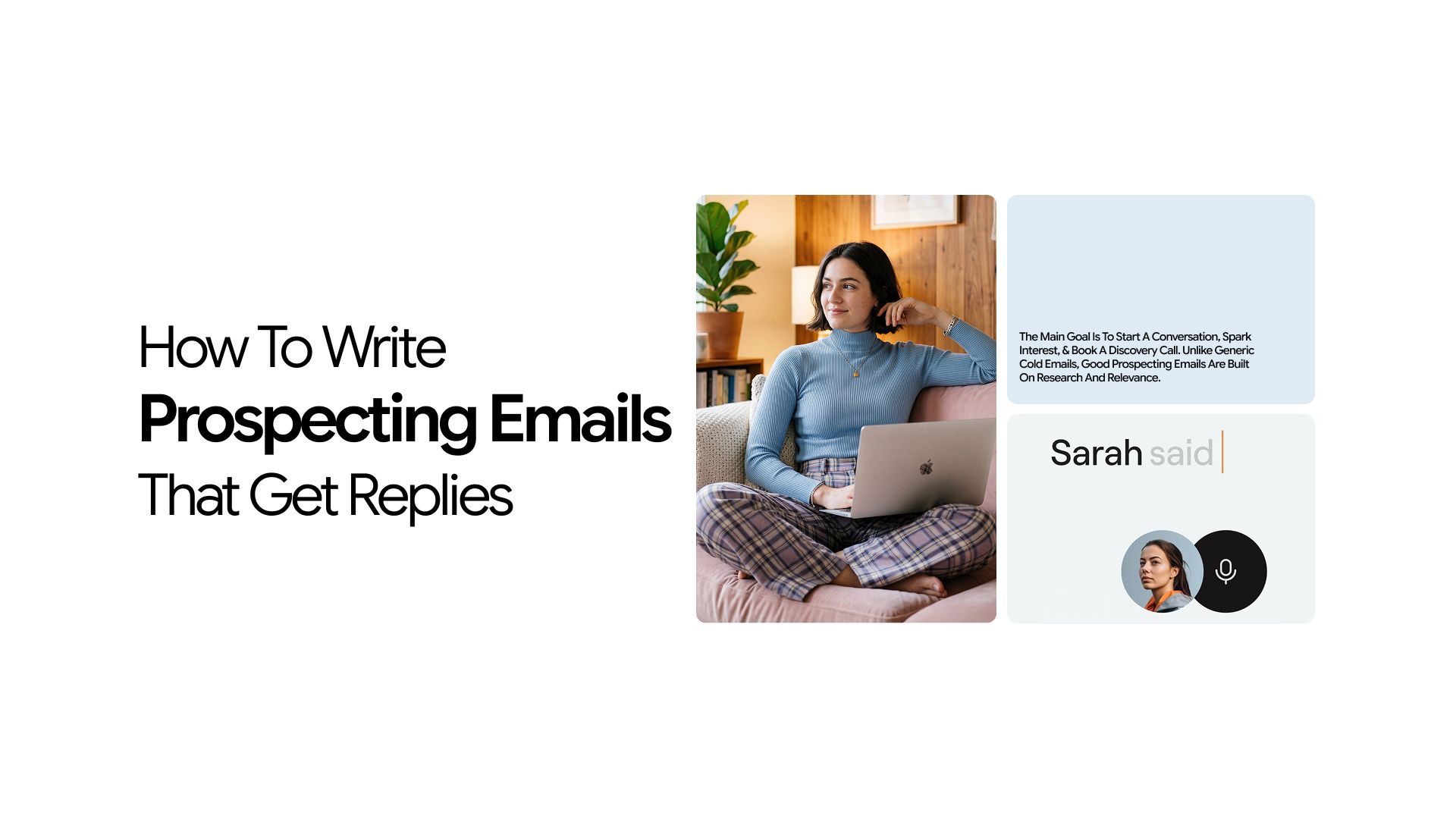 write a sales prospecting email