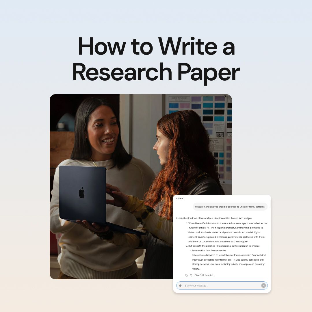 How to Write a Research Paper with AI Chat: A Complete Guide