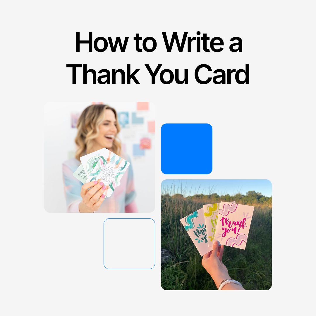 How to Write a Thank You Card That Delivers the Message