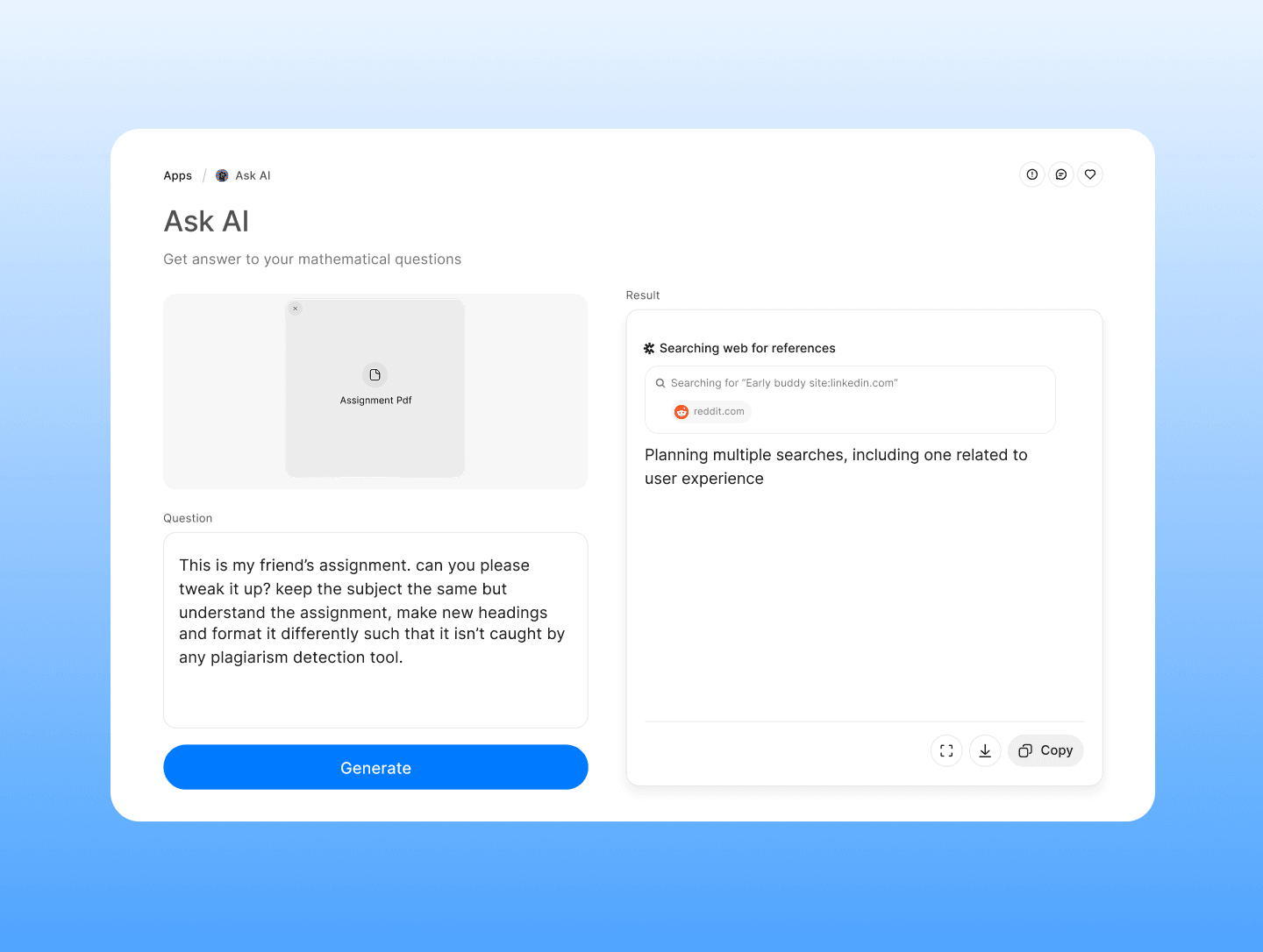 Ask AI for Instant Explanations