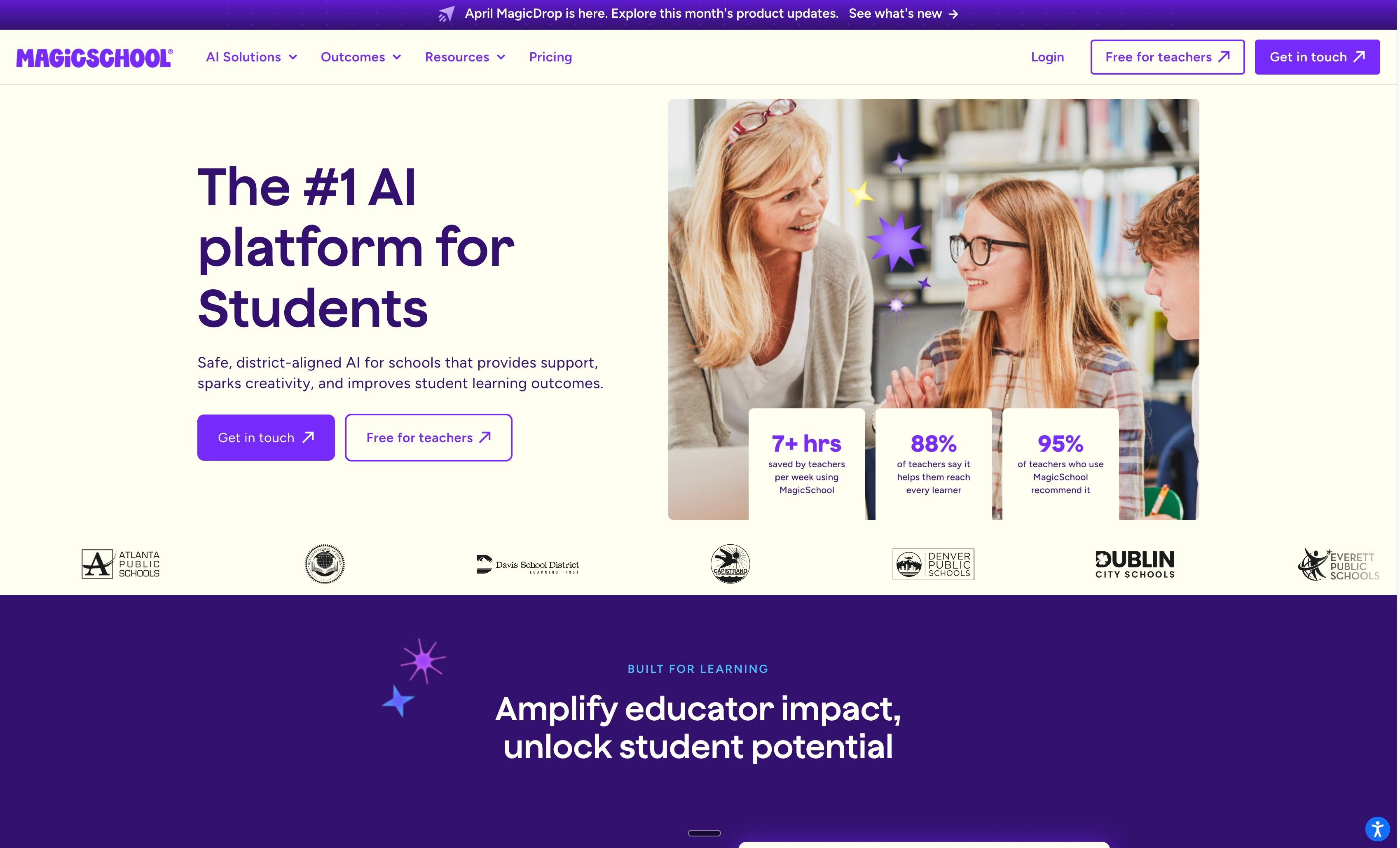 Magic School AI Dashboard