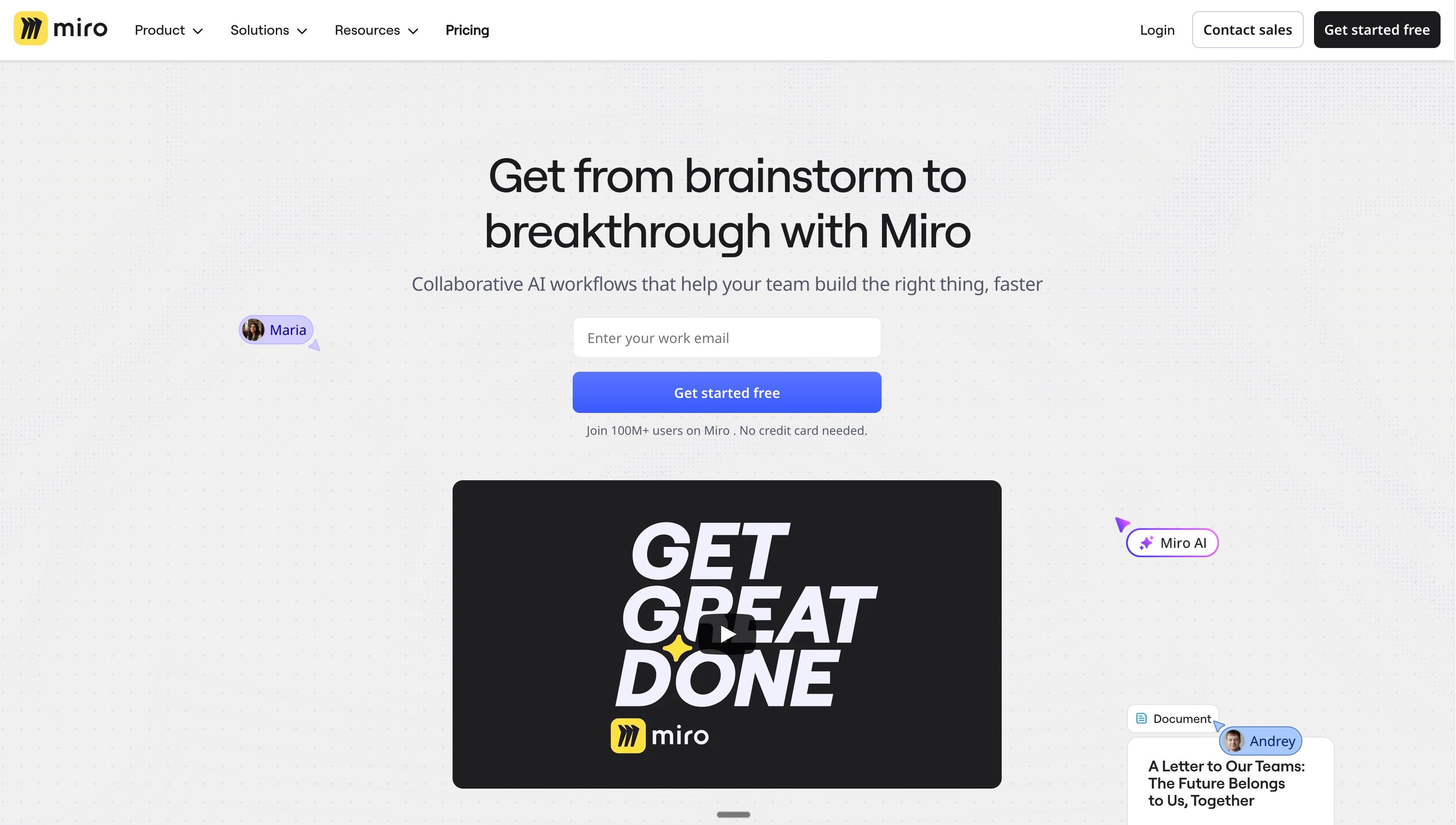 Miro AI Dashboard