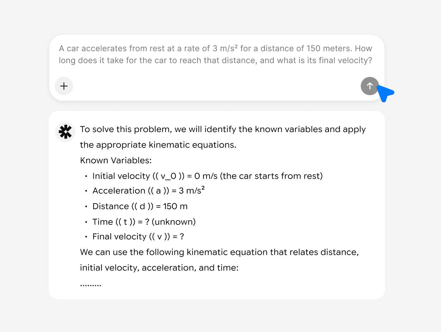 Kinematics & Motion Problems