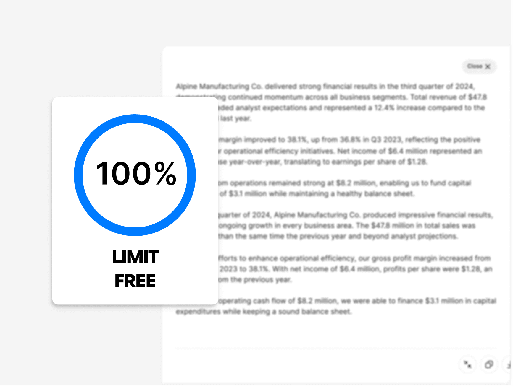 No Limit, No Truncated Results