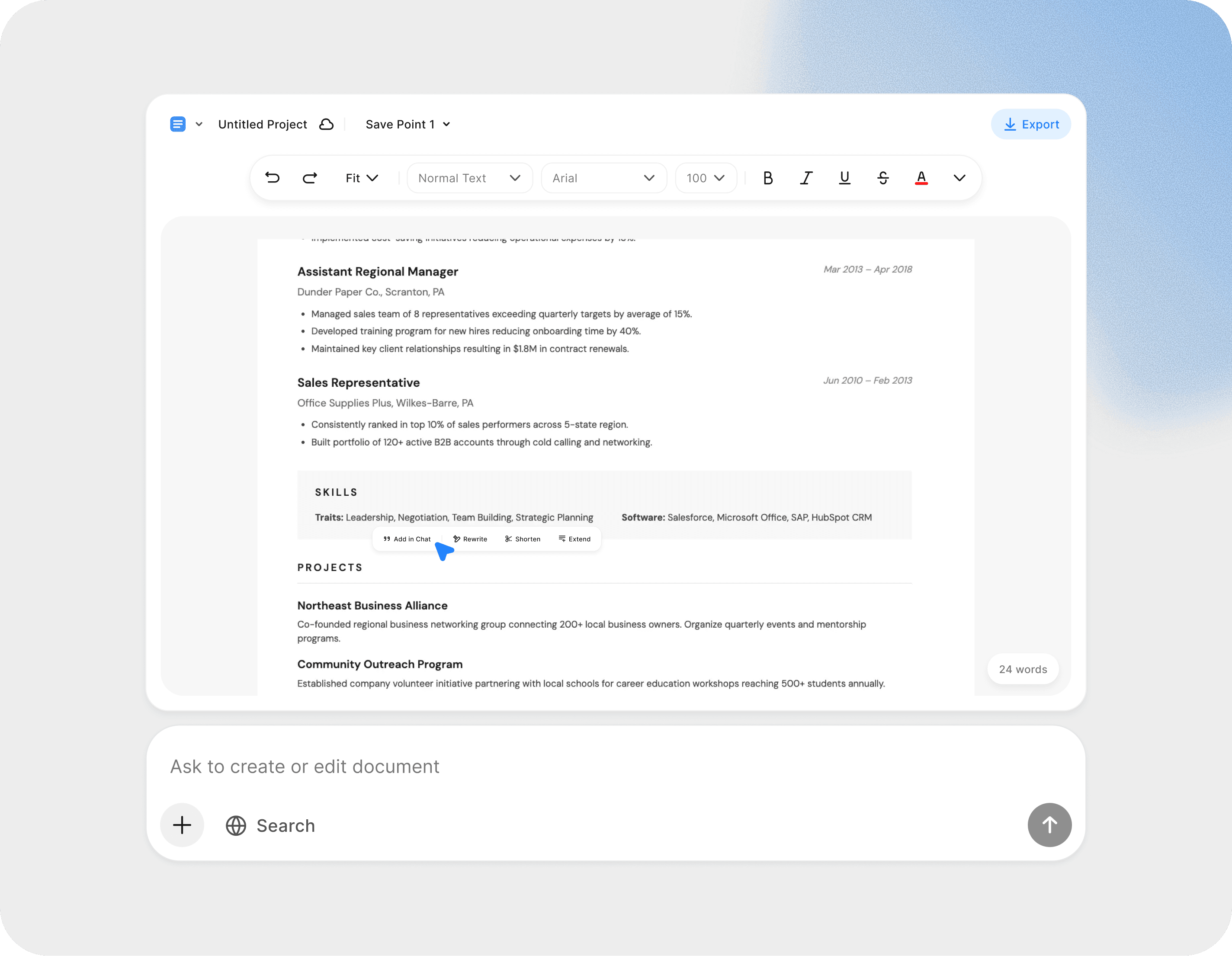 Review Skills and Improve Clarity with Prompts