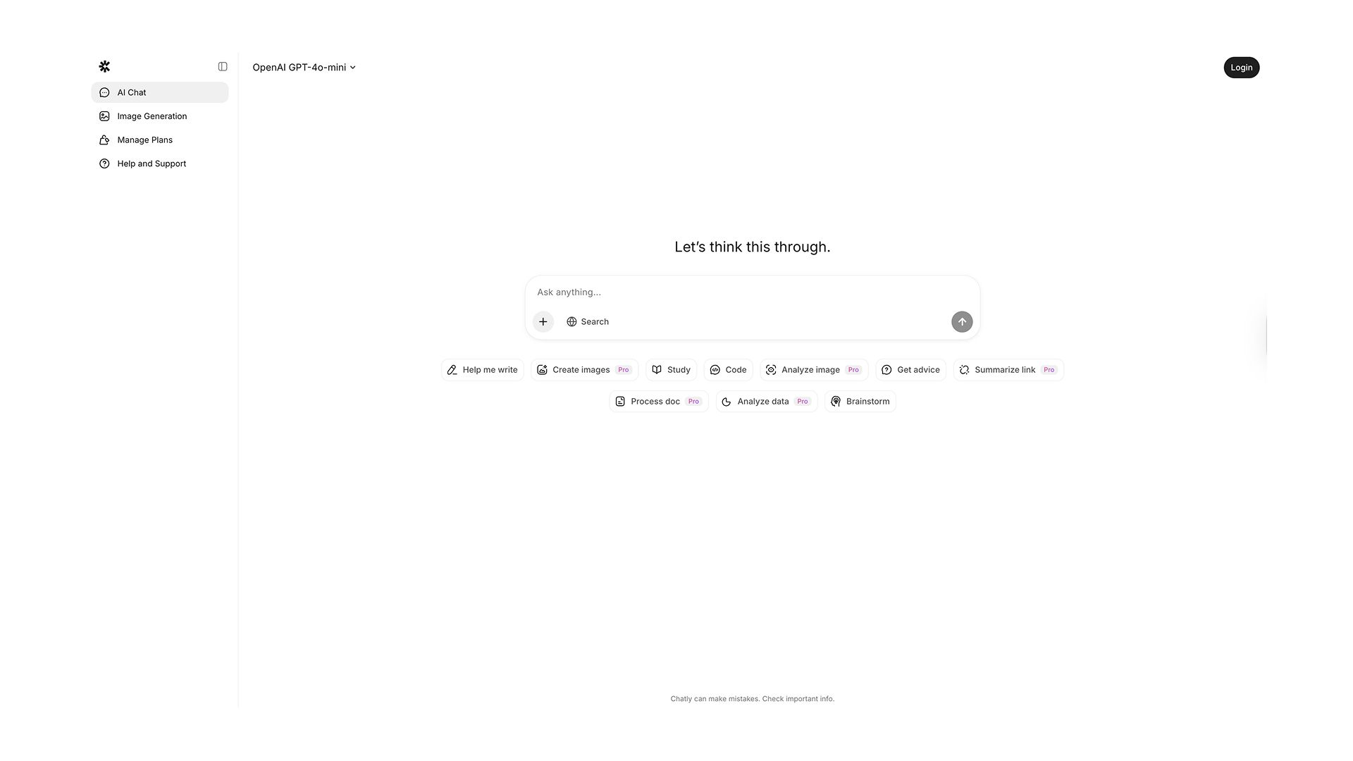 Search Bar Interface