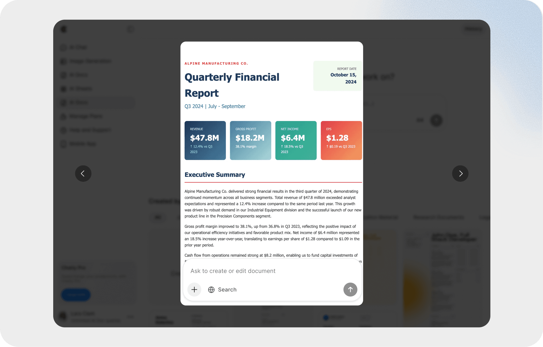 Performance & Analytics Reports