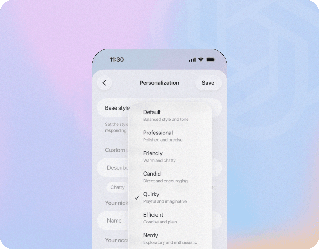 Shape Your Own Conversational Voice
