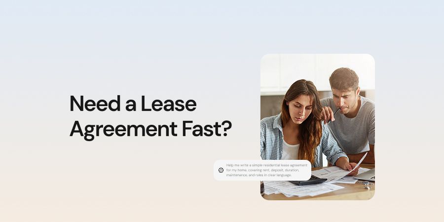 Here’s How You Can Write a Lease Agreement