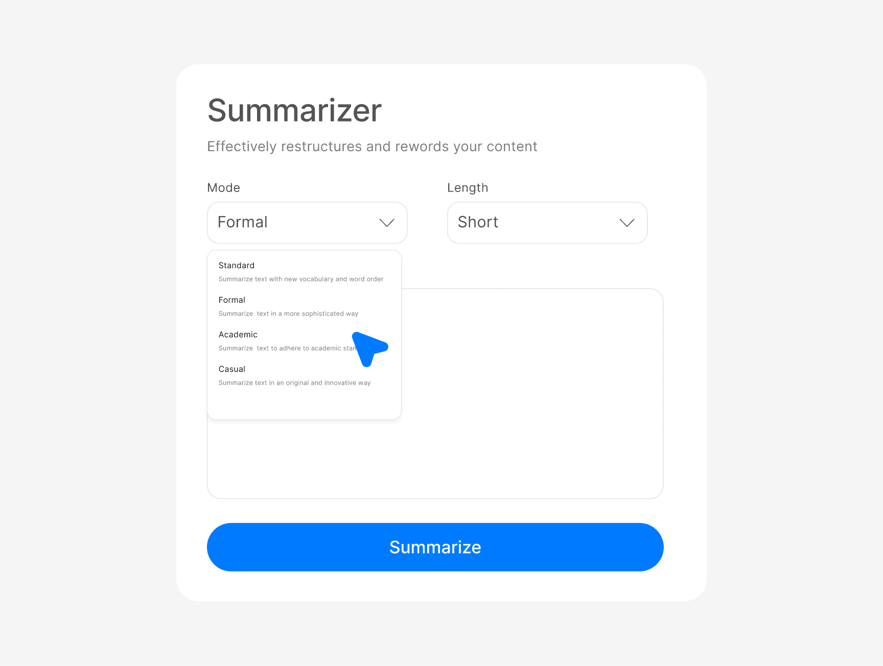 Tone and Style Customization