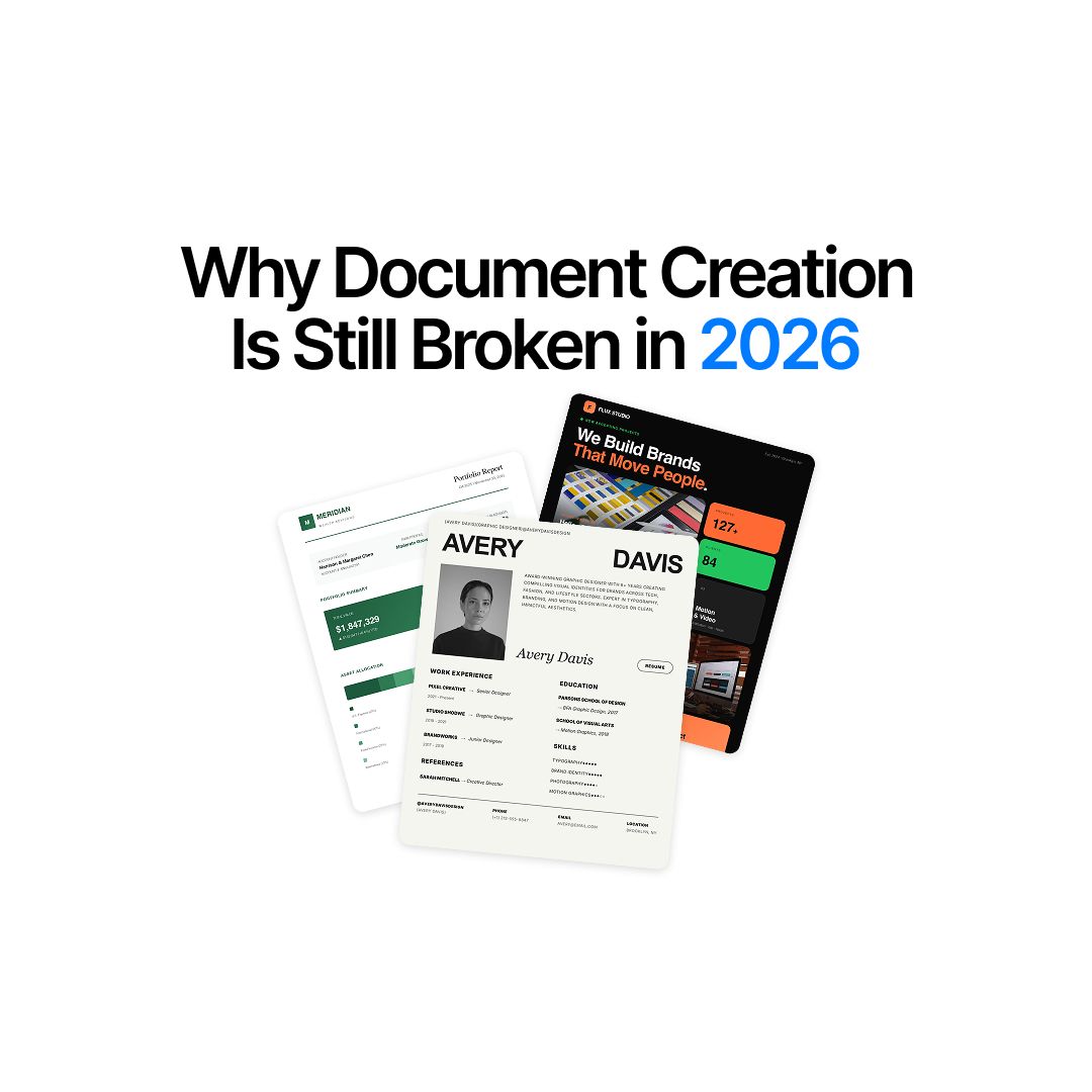 Why Document Creation Is Still Broken in 2026 — How AI Document Generators Are Fixing It