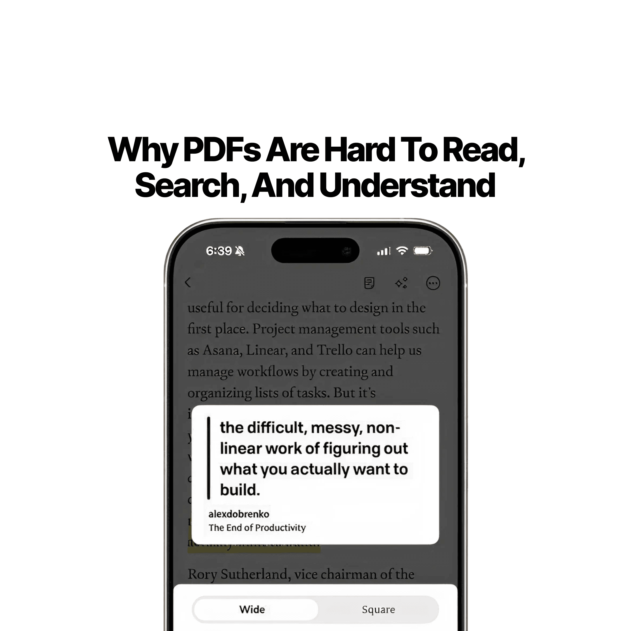 Why PDFs Are Hard to Read, Search, and Understand