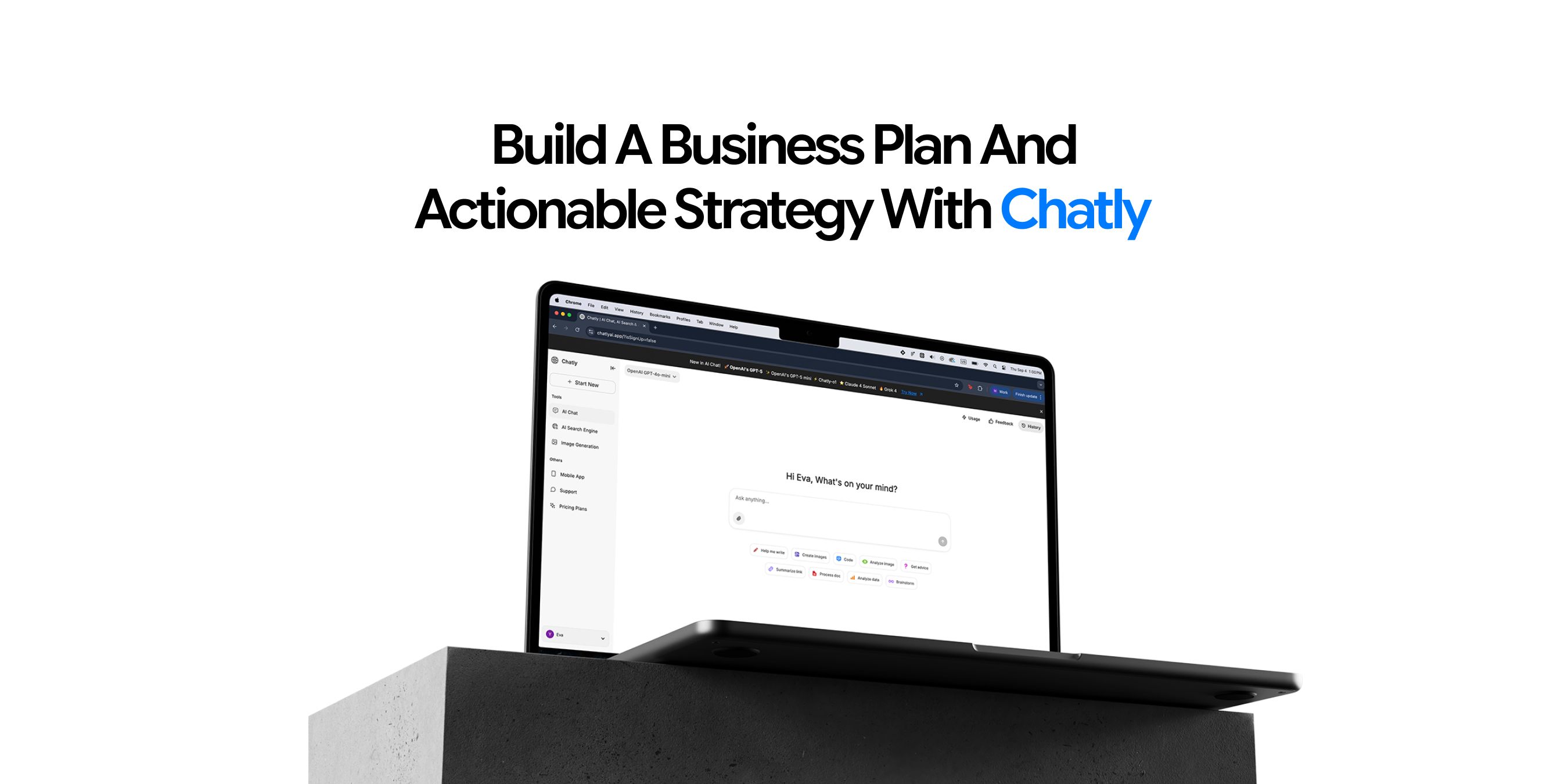 Use AI To Generate A Business Plan